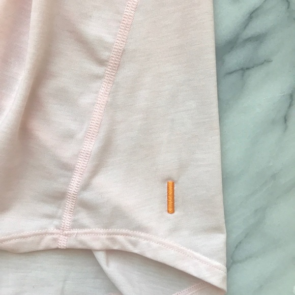 Lucy Short Sleeve Workout Tee, Pink Heather XS - Picture 4 of 8